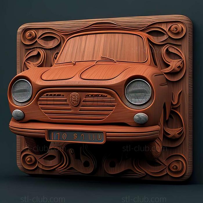 3D мадэль Fiat 850 (STL)